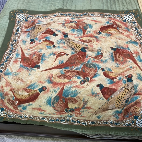 Art of Scarf exclusively for Tie Rack Accessories - Art of Scarf exclusively for Tie Rack - Partridge Print Scarf